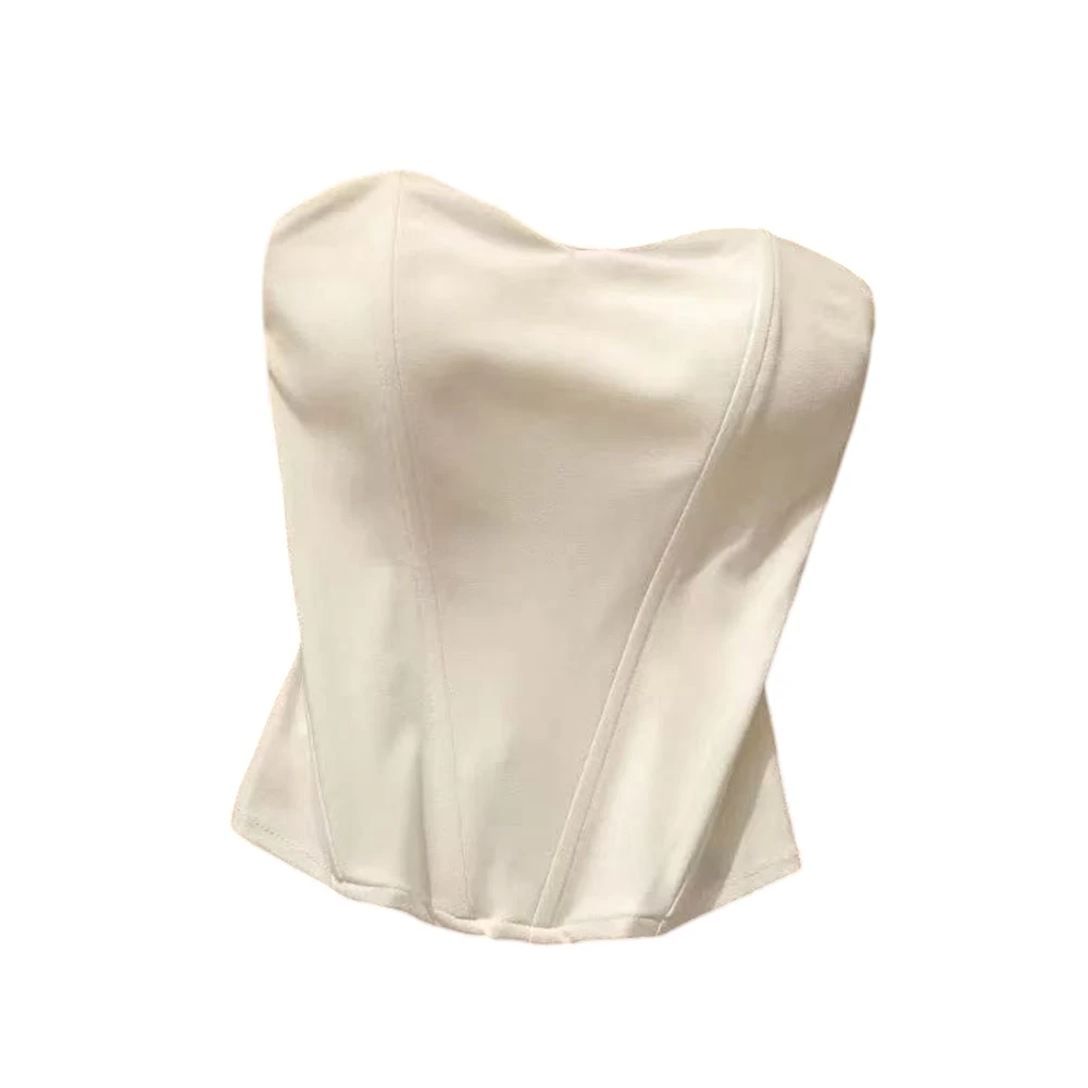 Strapless Fishbone Corset Top for Women Polyester Base Layer for Wedding Dresses and Evening Wear with Natural Movement
