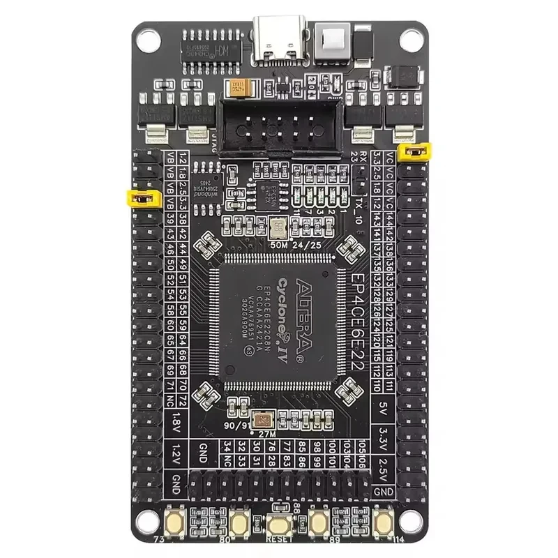 Altera Cyclone IV FPGA Development Board EP4CE6E22C8N Core System Board With JTAG Port 88x51mm For Learning Verilog Intel
