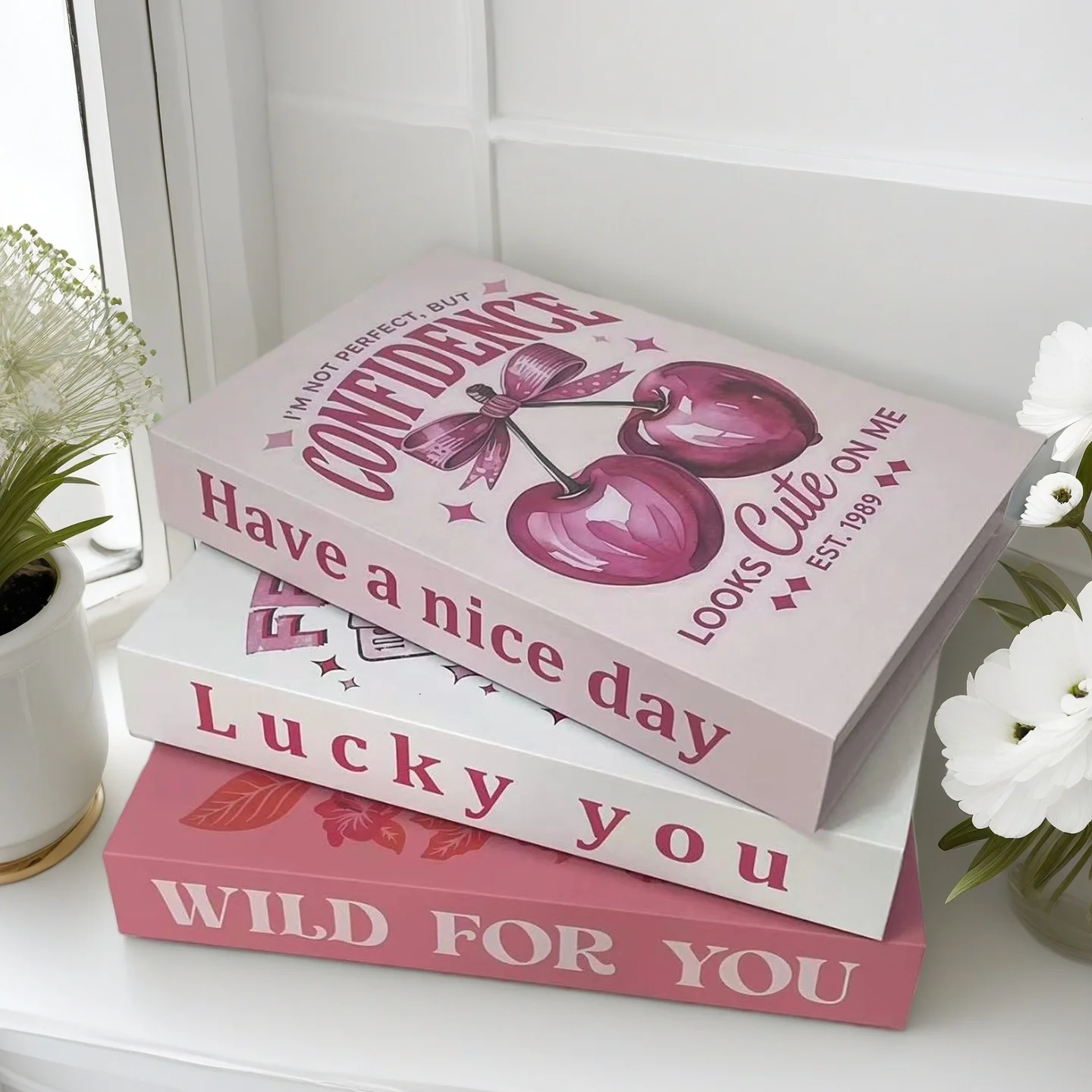 

Cute Fake Book Luxury Decorative Books Box Abstract Coffee Table Bedroom Bookshelf Home Interior Decoration Nordic Boho Ornament