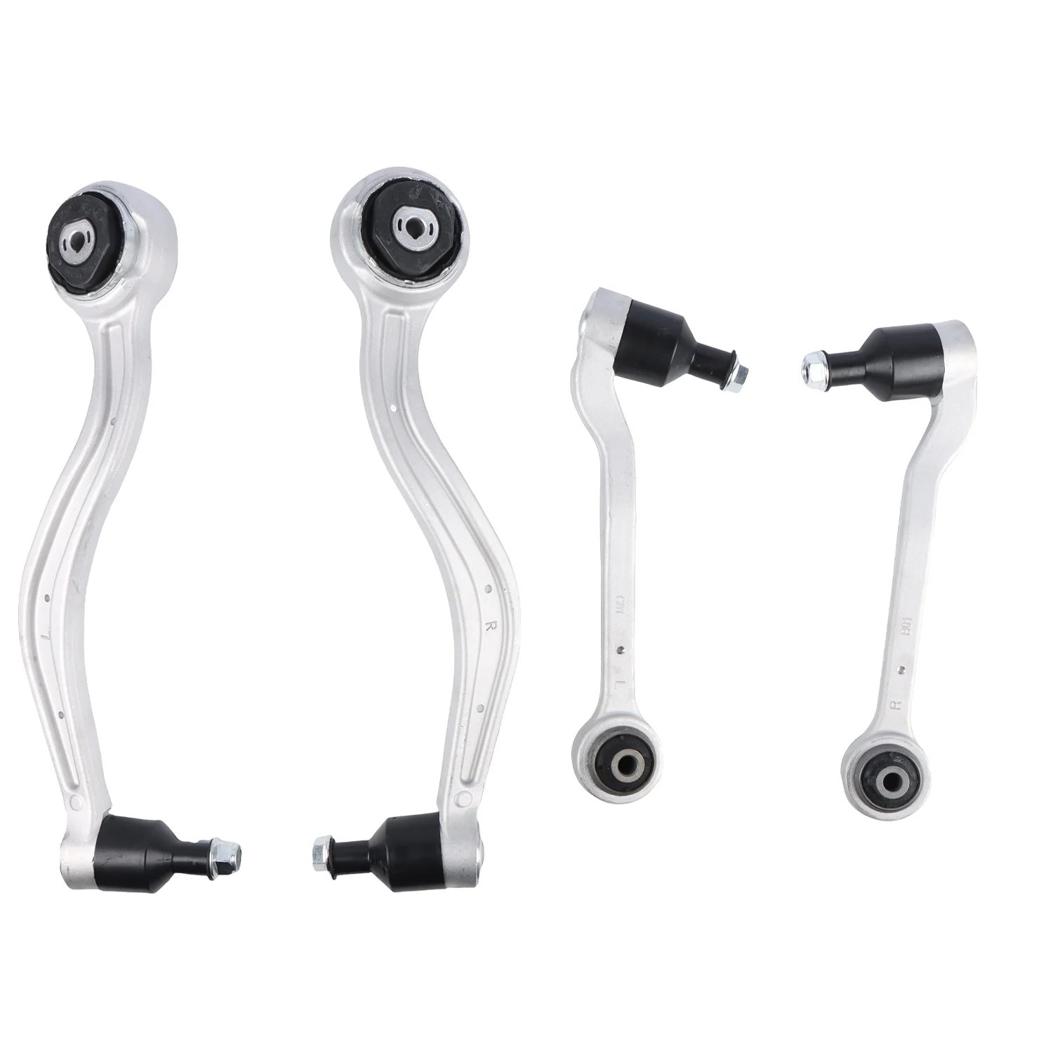 4pcs Front LH & RH Lower Forward & Rearward Suspension Control Arm MS501277 MS501278 MS501281 MS501282 For Cadillac ATS Car