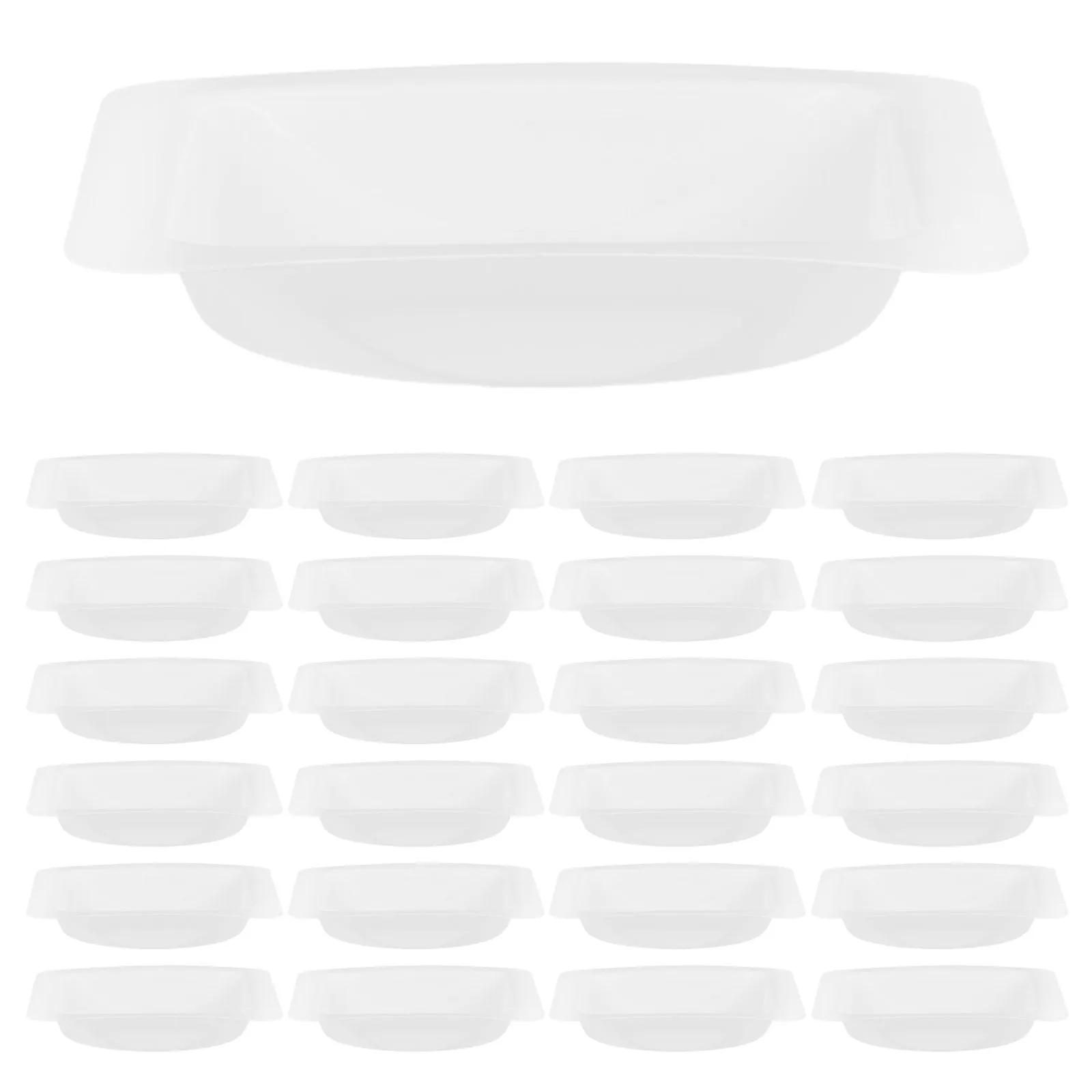 

100Pcs Weighing Boats Lab Plastic Durable Lightweight Stackable for Precise Measurement Powders Liquids Solids Laboratory