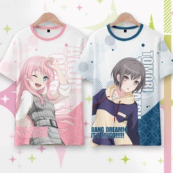 3D BanG sen! To jest MyGO T Shirt kobiety mężczyźni Anon Chihaya Tomori Takamatsu Soyo Nagasaki Rana Kaname śmieszna koszulka koszulki z nadrukami