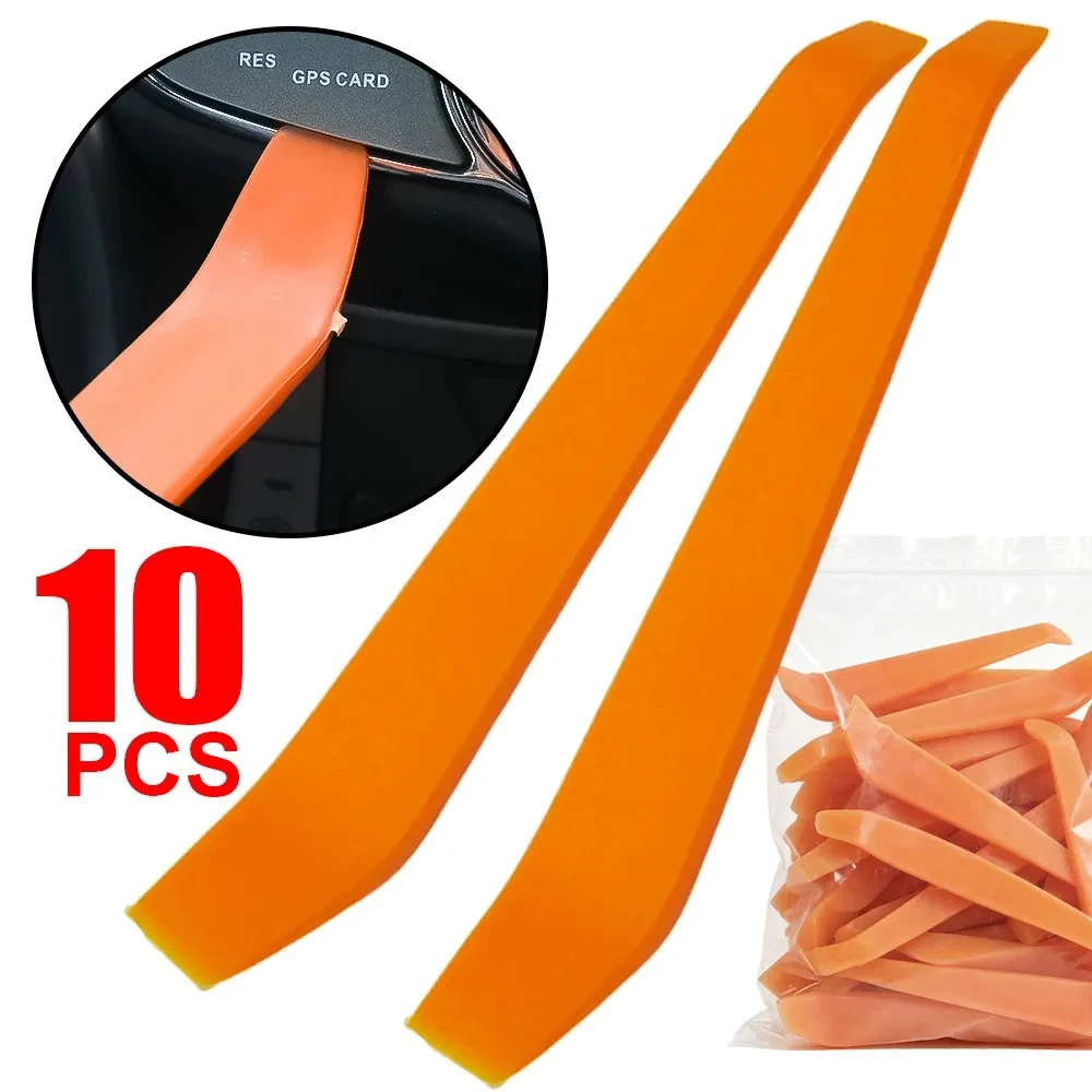 Car Audio Pry Tool Plastic Trim Removal Ergonomic Auto Interior Navigation CD Host Disassembly Repair Pry Bar Disassembly Tools