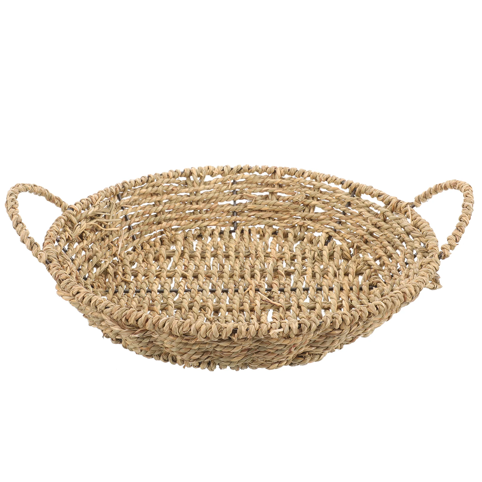 

Woven Straw Pot Holder 30x5cm Heat Resistant Kitchen Pan Mats Bamboo Handmade Wicker Hotpot Trivets Table Protection