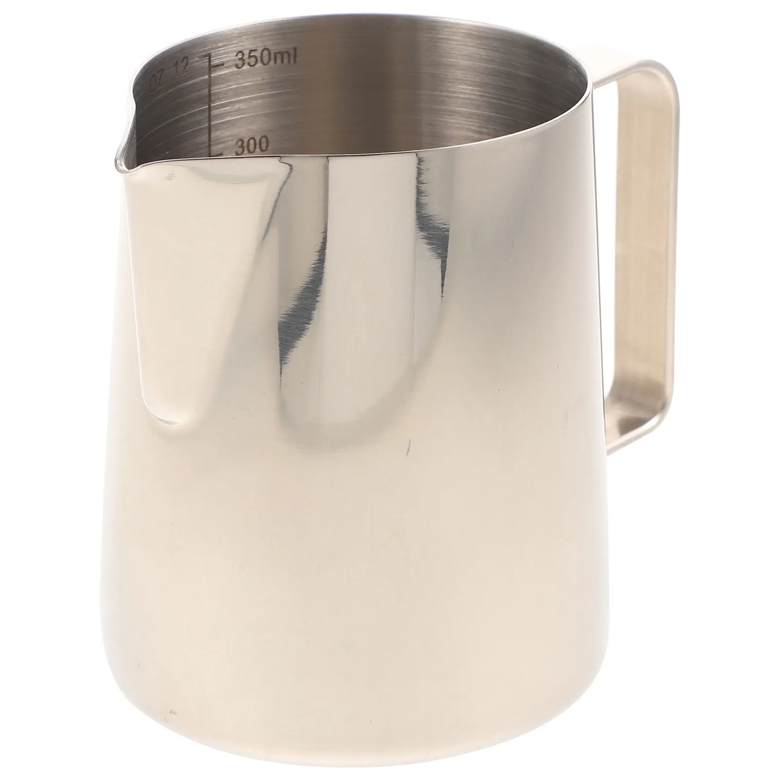 

Stainless Steel Milk Frothing Pitcher 304 Coffee Art Steaming Cup Ergonomic Handle Dishwasher Safe Latte Cappuccino