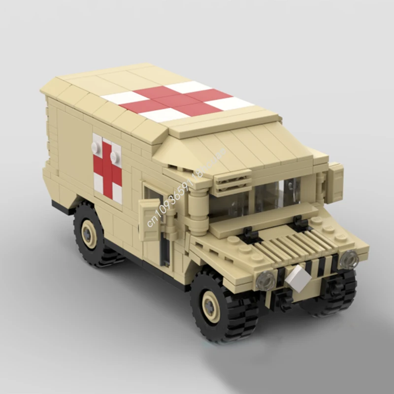 

405pcs MOC HMMWV Tactical Ambulance High Capacity Building Blocks STEAM Learning Hands-on ability up Logical Christmas toy Gift