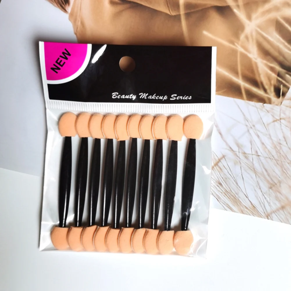 Herramienta portátil de cepillo de sombra de ojos de doble punta, aplicador de cosméticos para mujeres, herramientas de pinceles de maquillaje para regalo de mujer