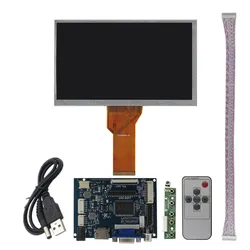 7 Inch 800*480 AT070TN94 LCD Screen Display Monitor With Driver Control Board VGA HDMI-Compatible For Raspberry Pi Banana Pi