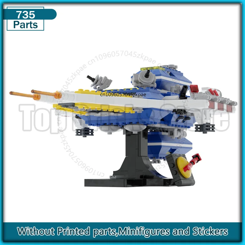 Galactic Spearhead Starfighter Space Movie MOC Bouwsteen Vliegtuigen Transportion Technologie Bakstenen Speelgoed Kerstcadeaus