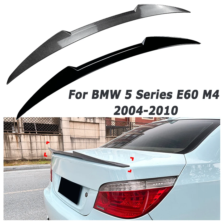 

Car Rear Roof Spoiler for BMW 5 Series E60 M4 2004-2010 Trunk Tail Wing Auto Aftermarket Parts