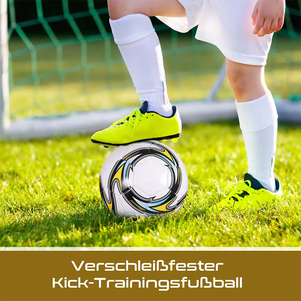 Standard Size 5 Soccer Ball Soft PVC Leakproof Campus Football Wear Resistant New Rubber Soccer Ball Elastic Football
