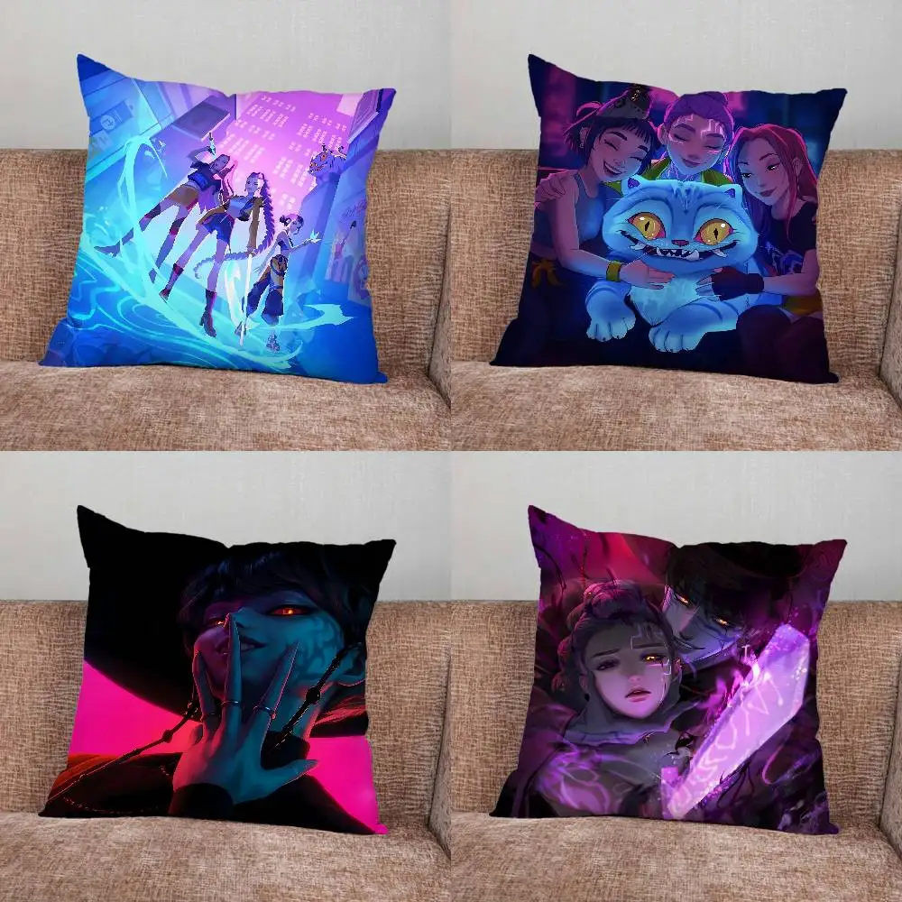 

D-Demon hunters kpop Pillow Case Pillowcase Home Sofa Cushions Car Cushions Pillowcover Office Pillowshell Pillow