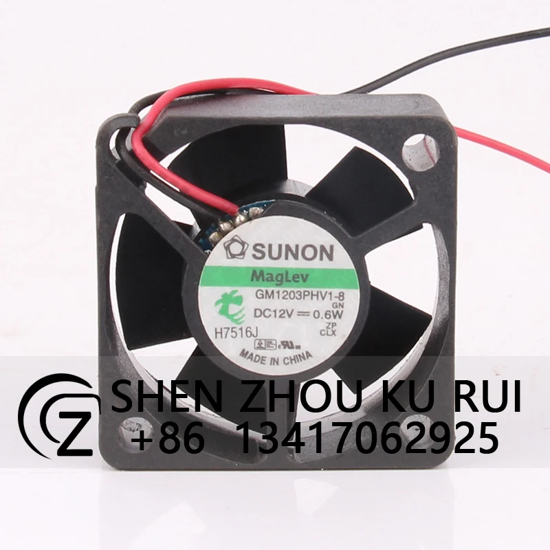 

GM1203PHV1-8 Case Cooling Fan for SUNON 24v 48v DC12V 30X30X15MM 0.6W 3CM 3015 Three wire Silent Axial Flow Centrifugal Industry