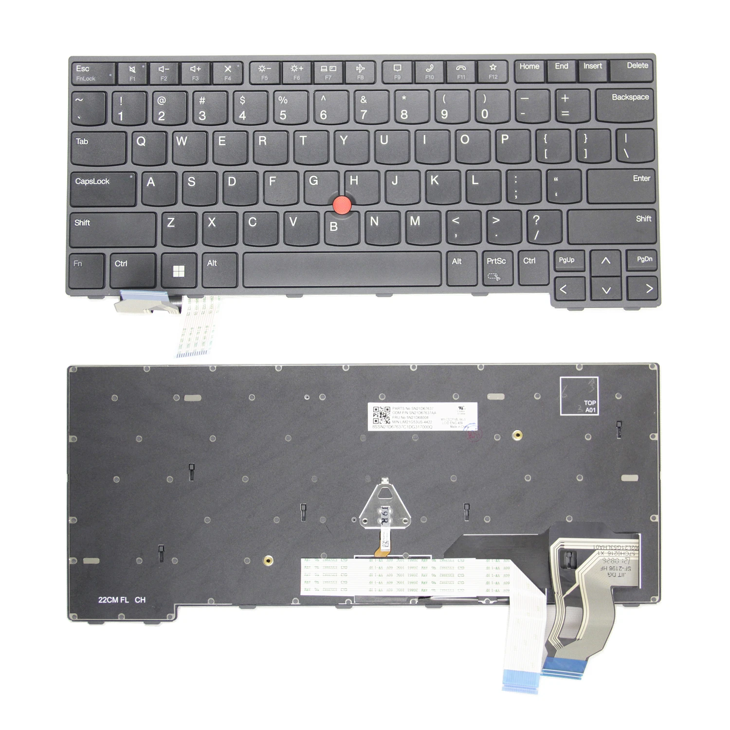 

100%Original New US/RU/Russian Keyboard For Lenovo Thinkpad L14 GEN3 T14 GEN3 P14S GEN3 Laptop Keyboard