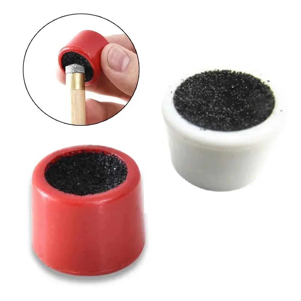 スヌーカービリヤードプールキュー修理ツール、チップシェイパー、トリマーロッド、スクラファー、スカッファー、赤、白、研削、アクセサリー