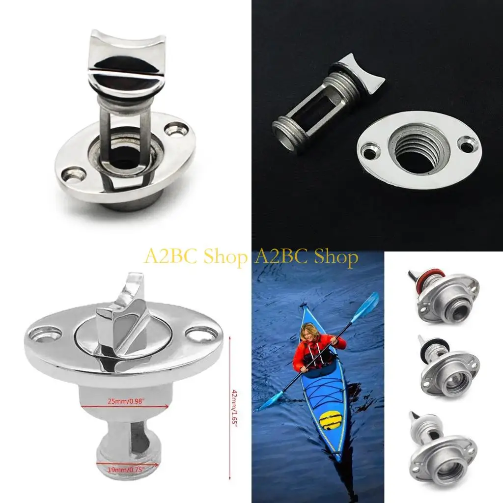 A2bc Kayak en canoe drain vide bougie bateau pour vanne SEUILLE ENVILAIRE PURT MARIN PLIG VIGHT STOR