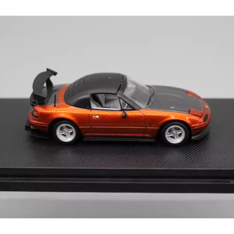 MicroTurbo 1:64 Mazda Miata MX5 MX-5 EunosMT Alloy Model Car Souvenir Classic Static Display Collection Toy Gift