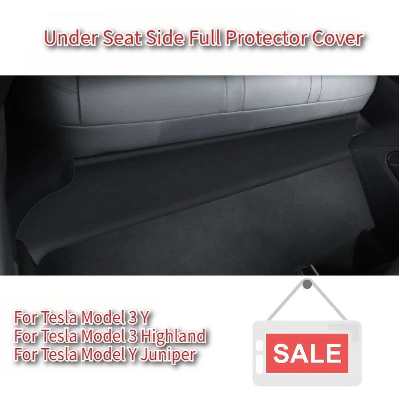 

Полный защитный чехол из ТПЭ под сиденьем для Tesla Model 3Y, противоударная защитная накладка, защита сиденья, задняя интегрированная полная подушка