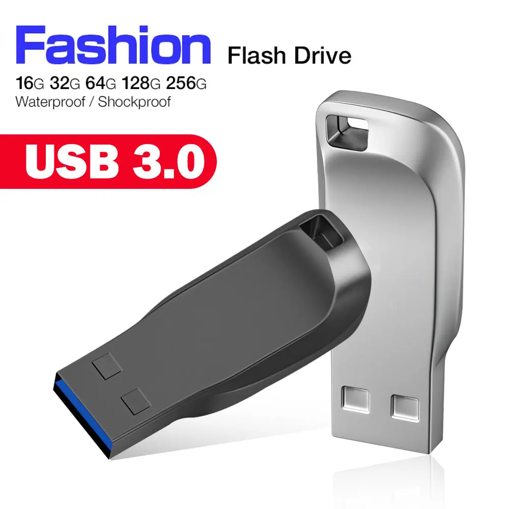 

НОВЫЙ USB-накопитель 3.0 Высокоскоростной 128 ГБ 64 ГБ 32 ГБ 16 ГБ 8 ГБ Cle USB 3.0 Флэш-накопитель 64 ГБ 128 ГБ Металлический 3,0-накопитель