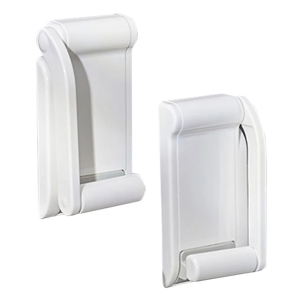 

2 Sets Portable Commode Magnetic Tissue Holder Paper Towel Rack Adjustable Stand