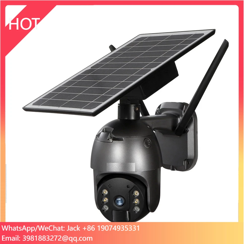 

3MP 5MP 4G SIM Card Slot 360 8W Solar Powered Outdoor CCTV Security Camera PIR Detection Night Vision Home Use WIFI IP Camera