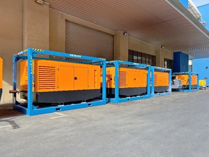 300 Psi 220cfm 21 Bar Industrial Diesel Portable Air Compressor