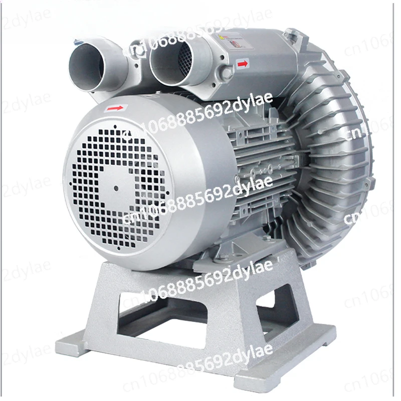 High-pressure Fan with 380v Blower on The Inlet and Outlet Ducts, Dual-purpose High-power Vortex Air Pump