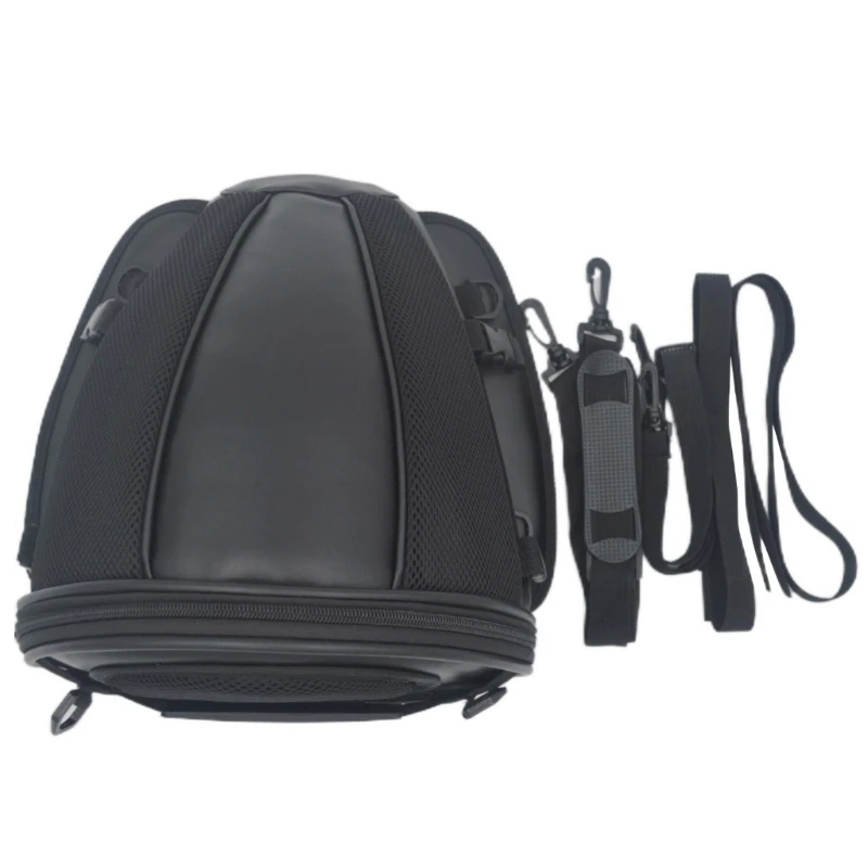 

G7NA Motorcycle Rear Bag with Adjustable Straps for Helmets Storage Travel Essential