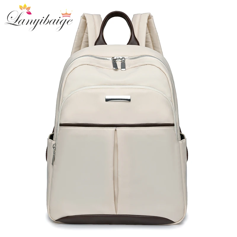 

Fashion Trend Women's Backpack High Quality Soft Leather Women School Bag Famous Luxury Designer Female Shoulder Bags Sac A Dos