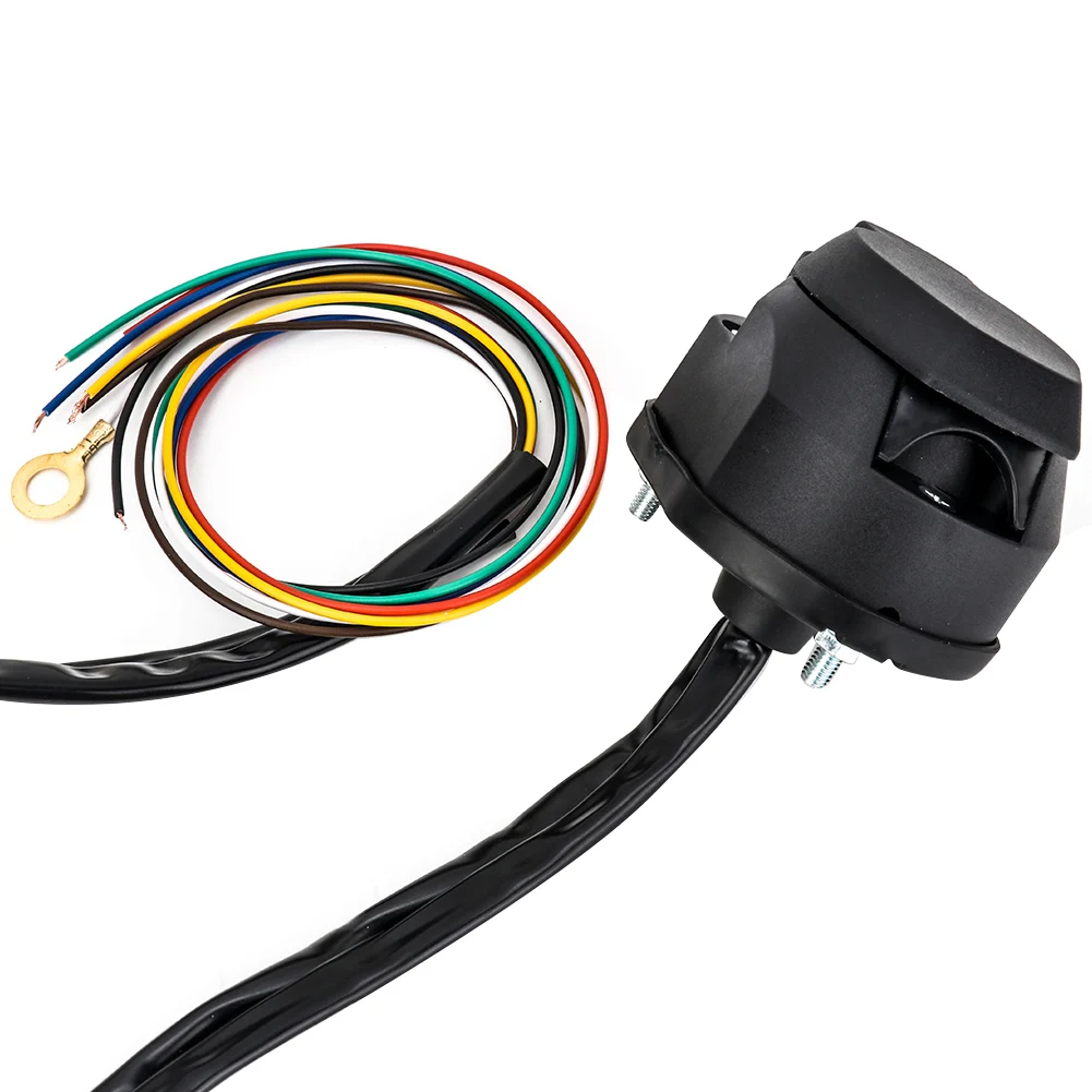 Tirol Nieuwe 7-Pins Aanhangwagen Socket Kabel 1.5M Draad Voor Auto Aanhangwagen Bedrading Connector Onderdelen