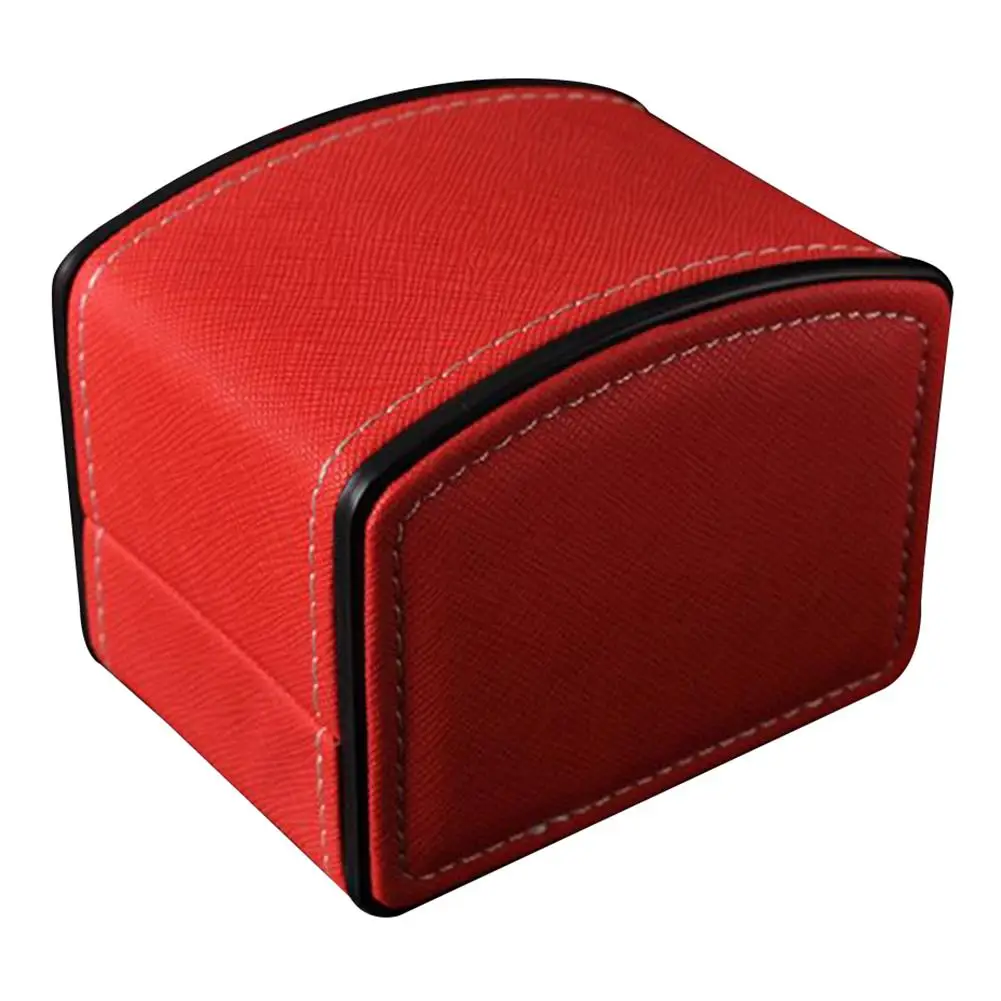 Organizer Faux Leather for Home Portable Exquisite Watch Protective Box Watch Box for Home