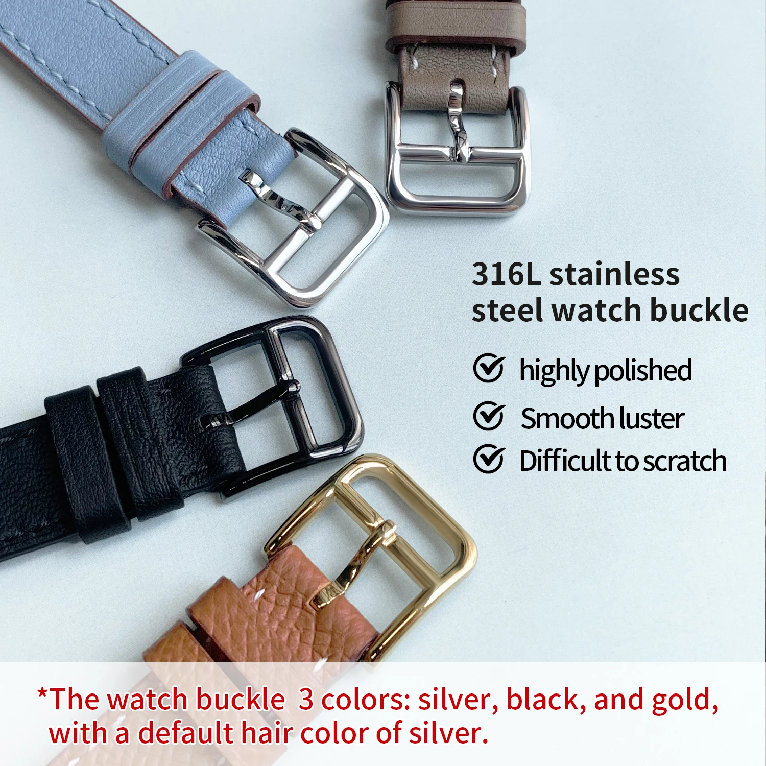 JINCOR Strap For Apple Watch Ultra 2 Double Bezel Leather Band Series 10 9 8 7 SE Pin Buckle Iwatch 40MM 44MM 45mm 49MM Luxury