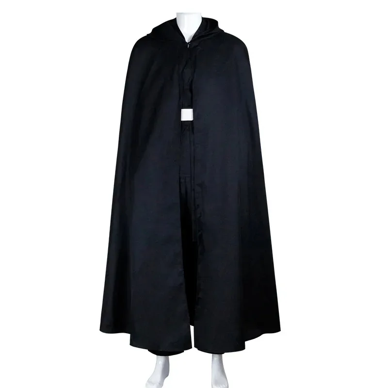 SW Jedi Knight Luke Skywalker أزياء تنكرية علوية وسراويل مع عباءة الهالوين حفلة تنكرية كرنفال ملابس للرجال fy1؛