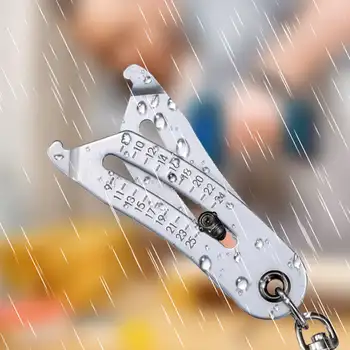 เครื่องมือวัดขนาดแบบแมนนวลของตัวตรวจสอบขนาดเกลียวที่แม่นยำเครื่องมือวัดขนาดเกลียวแบบพกพา