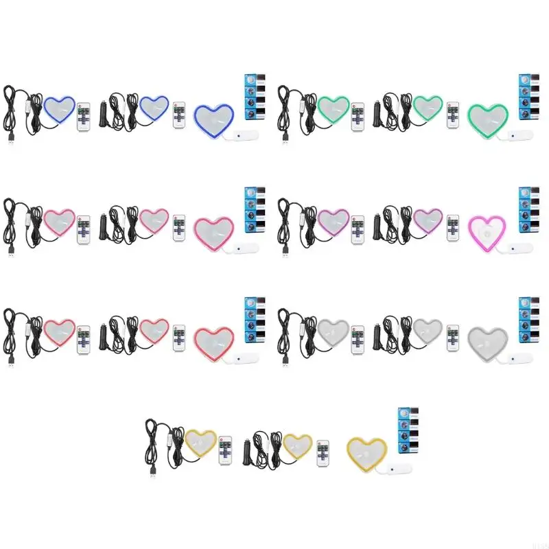 

2025 New Energy Efficient Heart Pattern LED Light set for Vehicle Fog Lights Turn Signals
