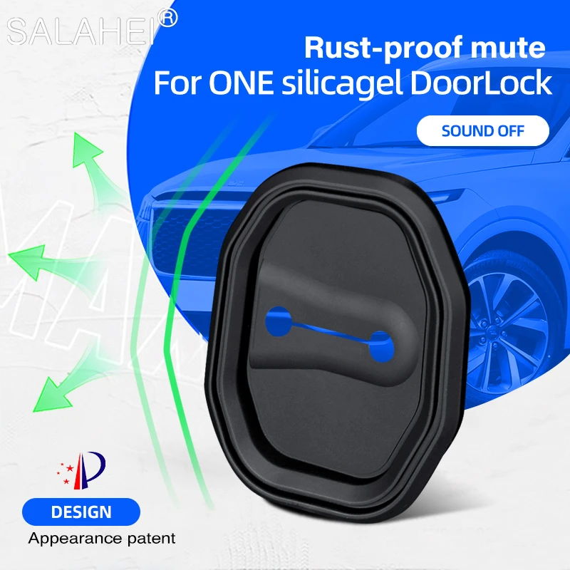 

Car Decoration Door Lock Silica Gel Protective Cover For Leading Ideal One 2019-2021 Fob Auto Interior Special Sticker Accessory