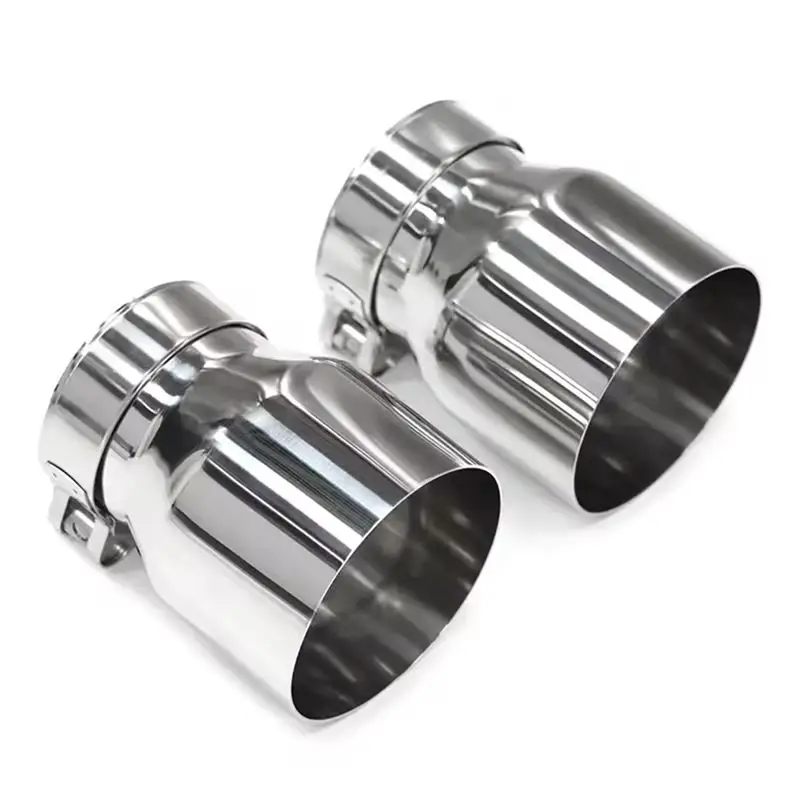 A30F-2Pcs Exhaust Tip Muffler Id60mm For BMW F22 F23 M235i M240i F20 F21 M135i M140i F30 F31 M335i M340i F32 F33 F36