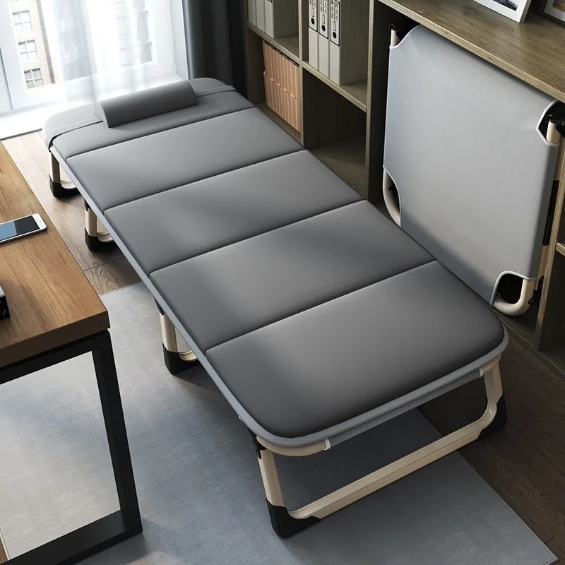 

Folding bed single office lunch break portable recliner hospital escort simple nap camp