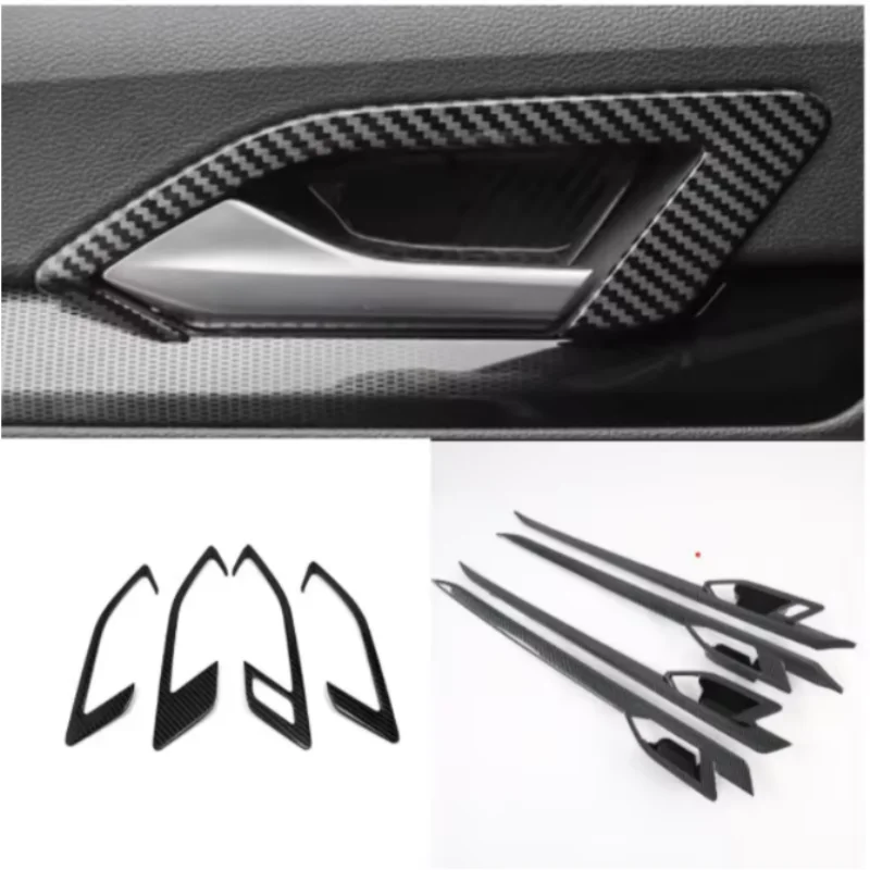 Car Side Rearview Mirror Cover Decoration Trim Eyebrow Exterior Accessories For VW Volkswagen Golf8 Golf 8 2020 - 2023