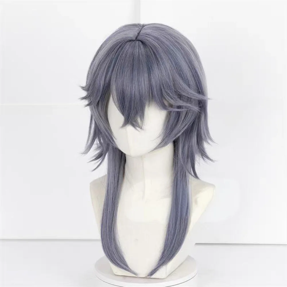 Peluca de cosplay con logotipos de Ark Of Tomorrow (Logos), pelo largo con cola y capas, el pelo falso de la reina de la Succubi