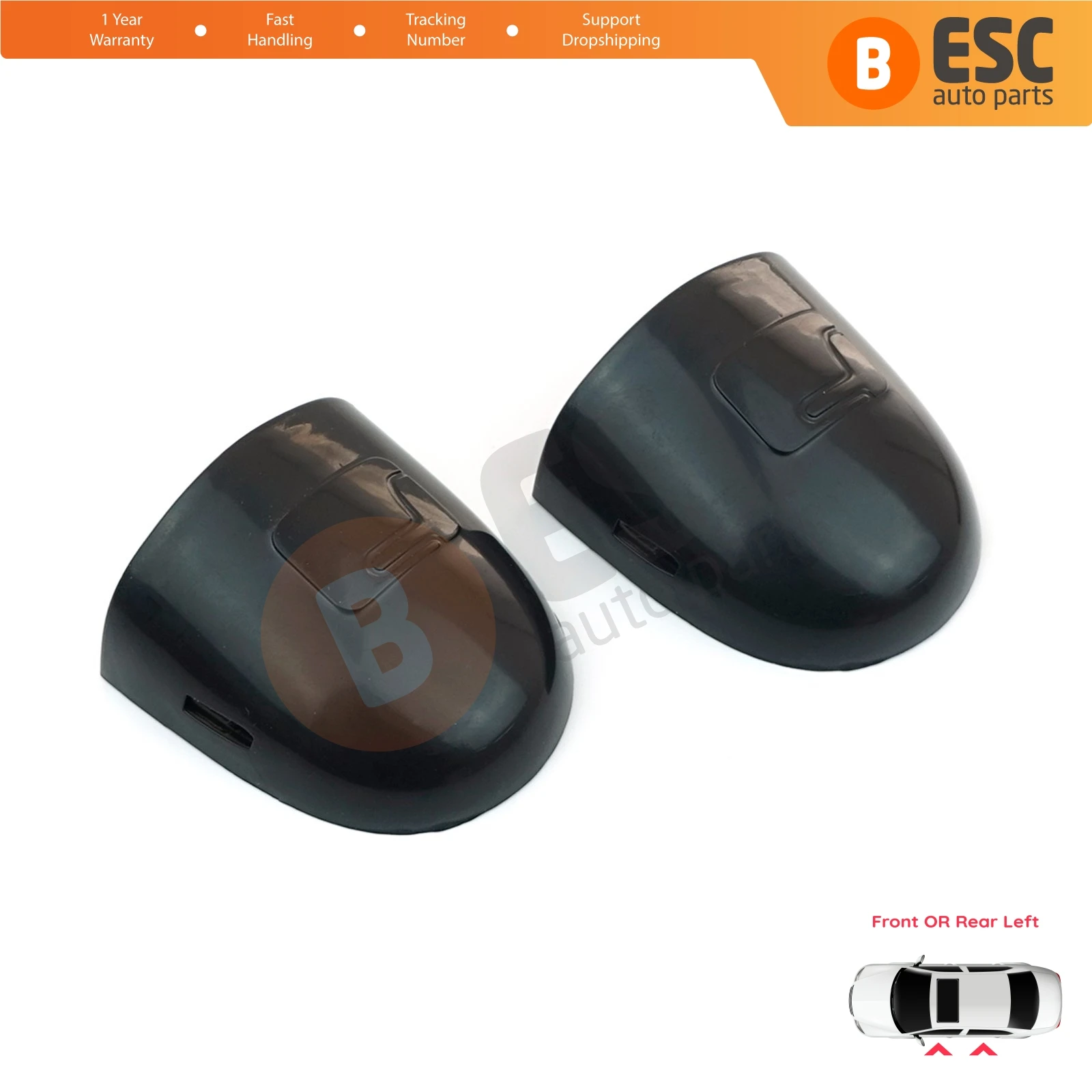 EDP660-1 Left Door Handle Key Lock Cover Set Black for Renault Megane Scenic Laguna 2 Primera P12 Espace 4 Clio 3 Modus Koleos