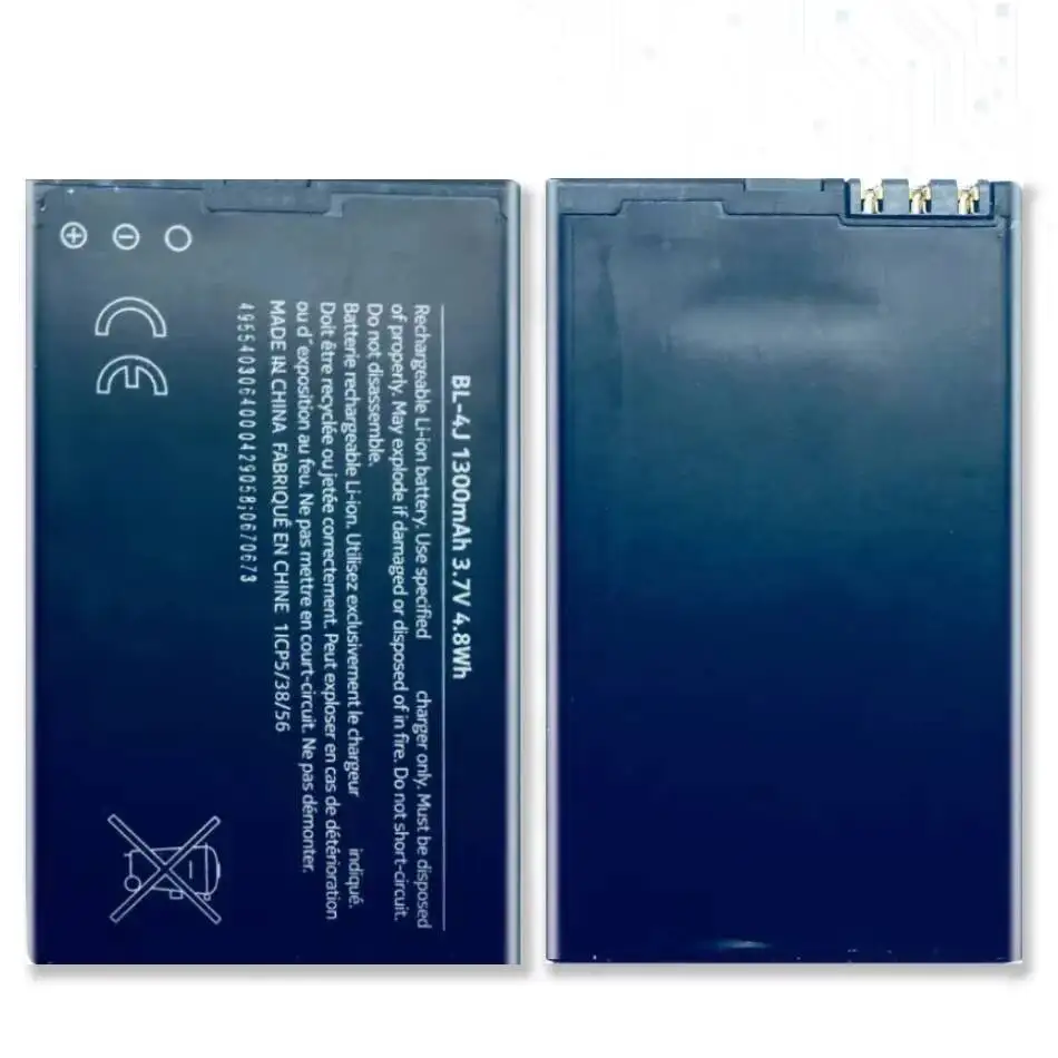 

Аккумулятор мобильного телефона BL-4J для Nokia Lumia 620 C6 C6-00 1300 мАч, стабильная высокая емкость