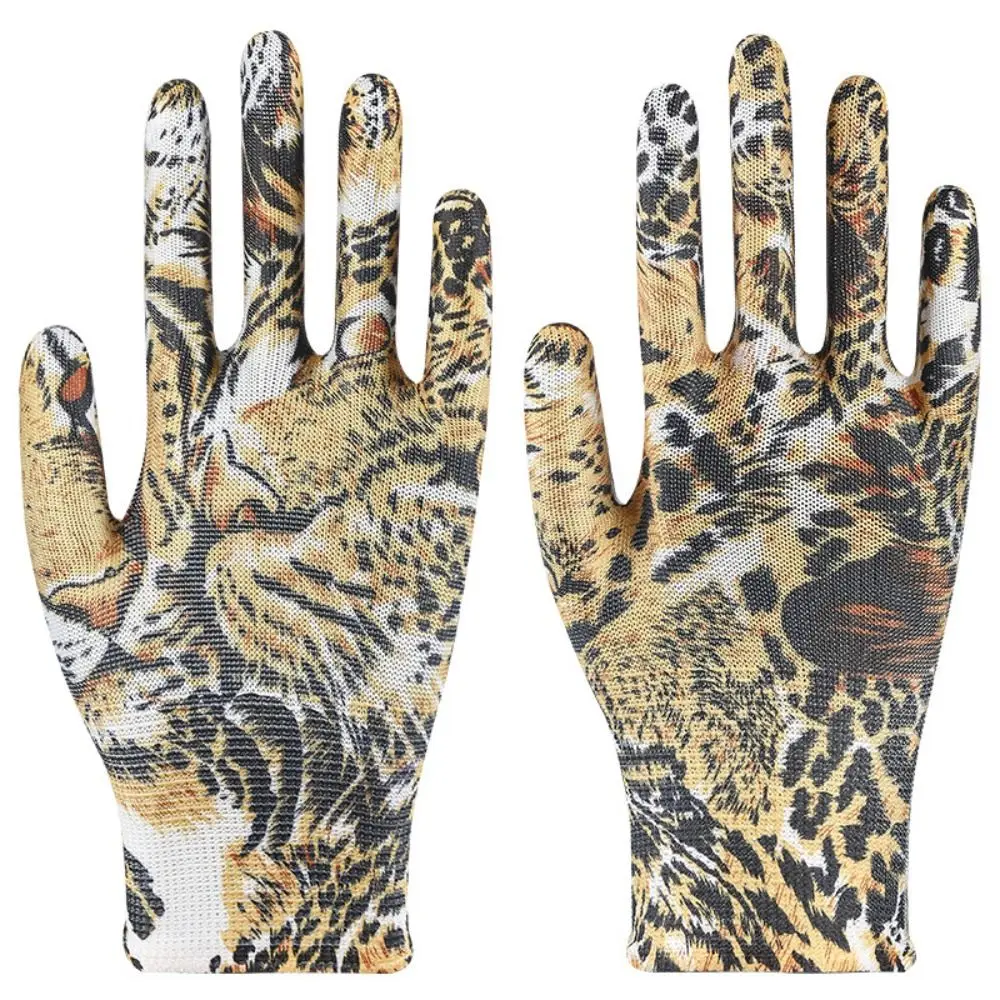 

1Pair Thin Planting Labor Gloves Nylon Labor Protection Gardening Gloves Anti-Fouling Breathable Women Work Gloves Floral Garden