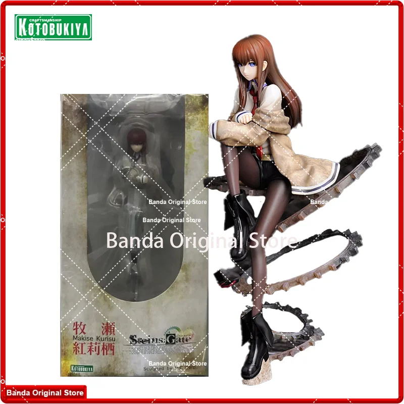 100% In Stock Original KOTOBUKIYA Steins Gate Makise Kurisu Anime Action Collection Figures Model Toys