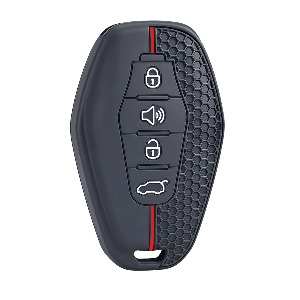 For Chery JETOUR X70 X70 Plus X70M X90 Plus X95 Pro Silicone Car Key Fob Cover Scratch Resistant