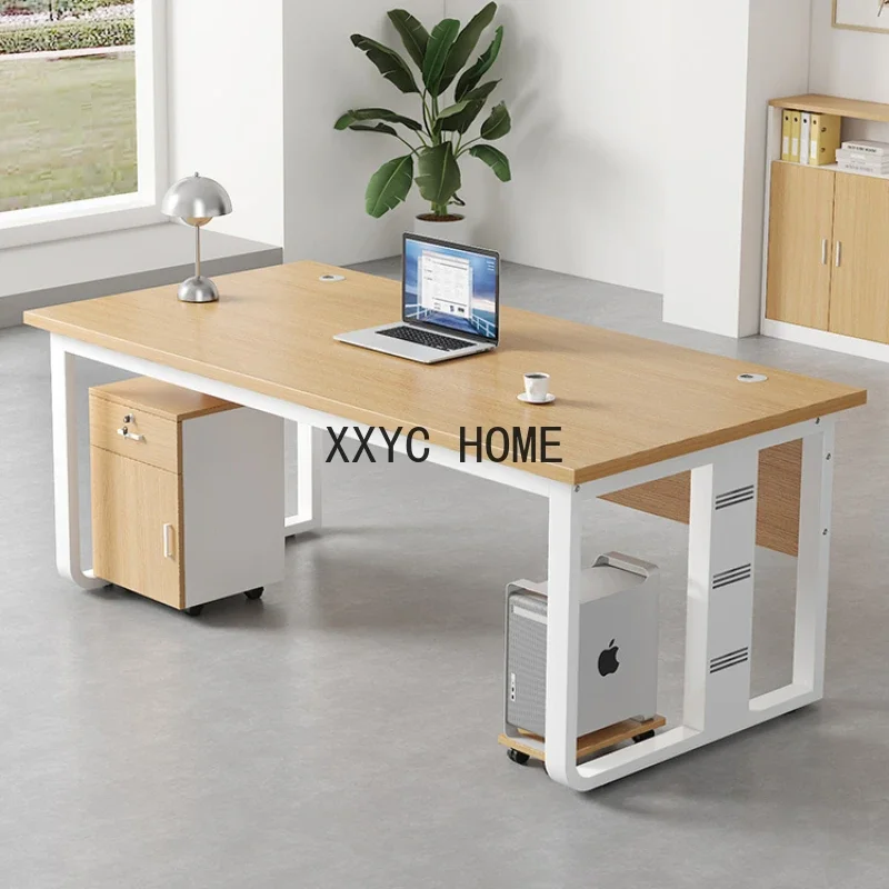 

Aesthetic Wooden Office Desk Reception Modern Executive Standing Office Desk Computer Wooden Escritorio Oficina Furniture SR50OD