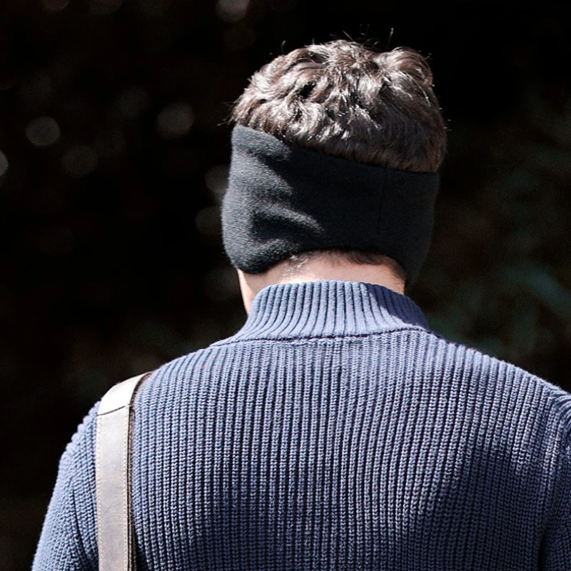 الشتاء الدافئة غطاء للأذنين مكافحة الباردة محبوك أفخم عقال الأذن يغطي في الهواء الطلق ركوب الدراجات التزلج الجري الحرارية لينة للجنسين تدفئة الأذن