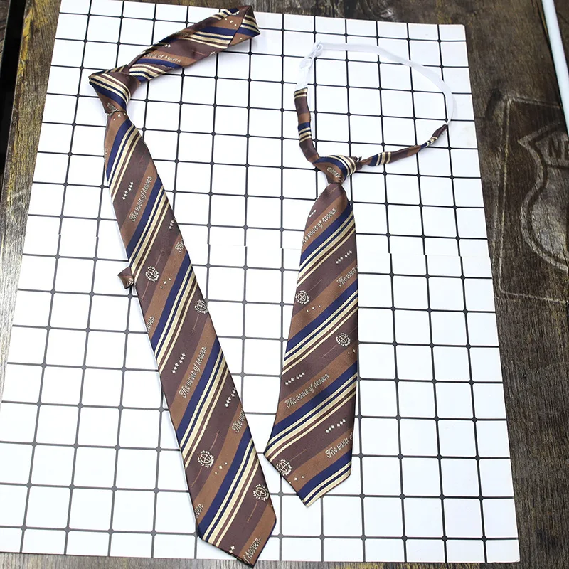 Japanese-style JK Ties Women College Student Collar Neckwear Daily Versatile Shirt Accessories Cotton Plaid Lolita Lazy-tie