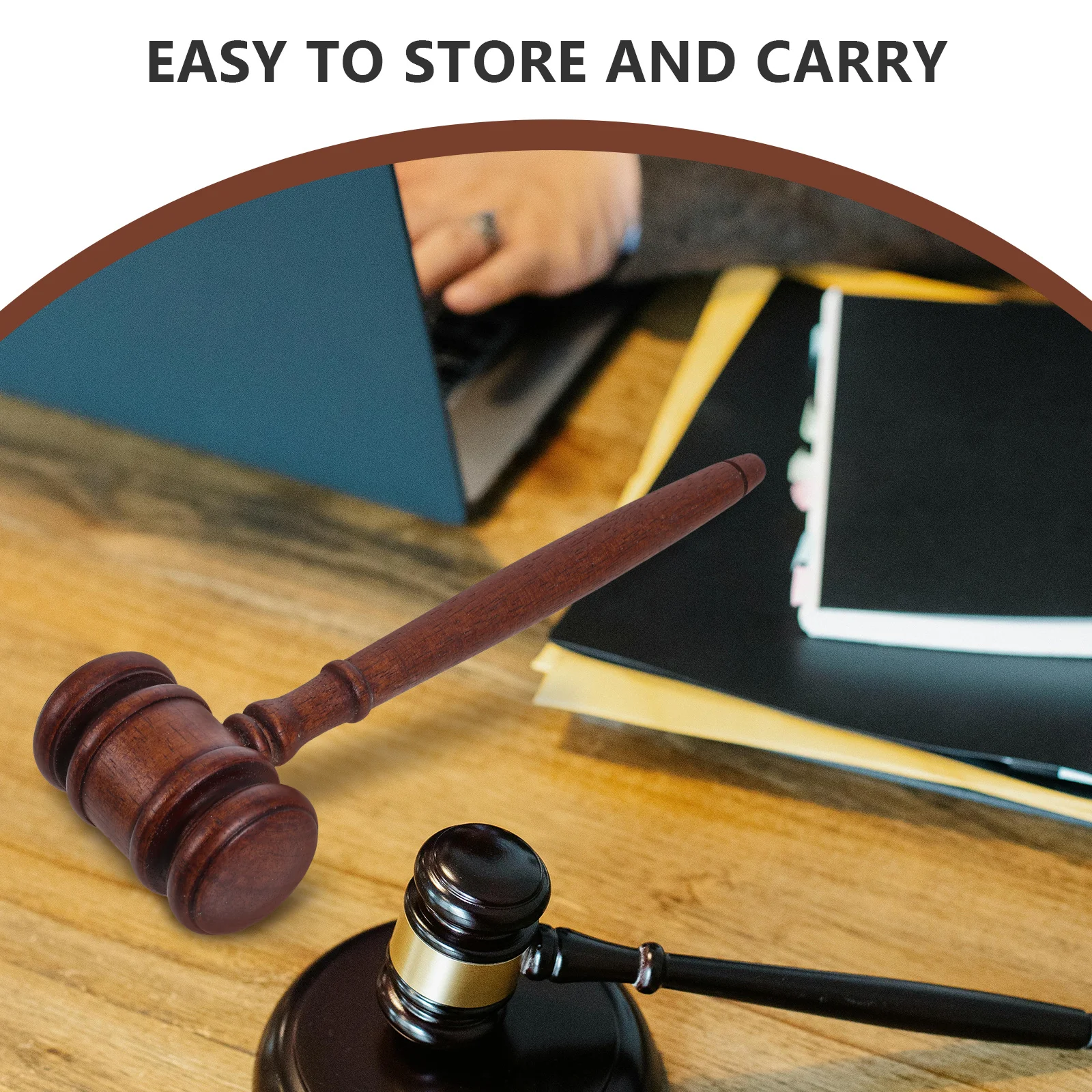 Mini Houten Hamer Houten Hamer Voor Hof Rechter Advocaat Veiling Vergadering Kinderen Rollenspel Klas Kantoor Decor Wet