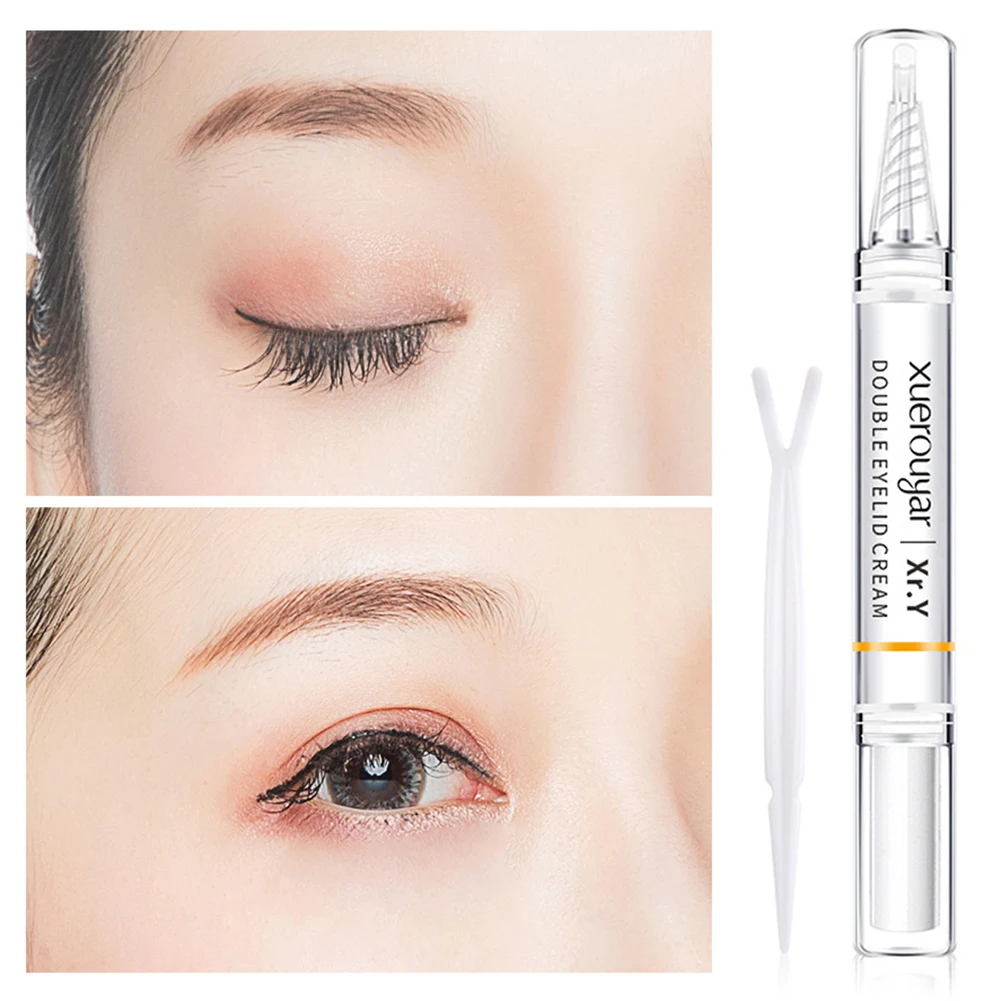 Long-Acting Double Eyelid Shaping Paste กันน้ํา Double Eyelid ปากกากาว Double Eyelid ปากกาชุด